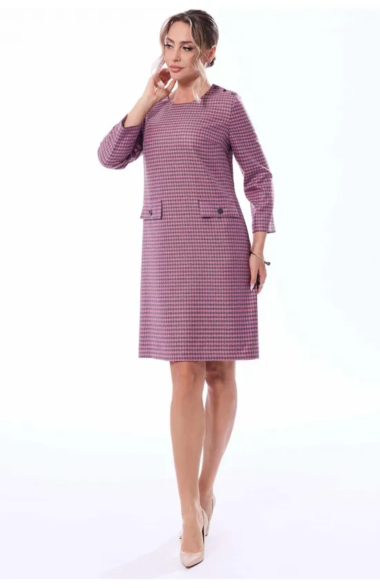 Платье Golden Valley 44082-3 розово-серый