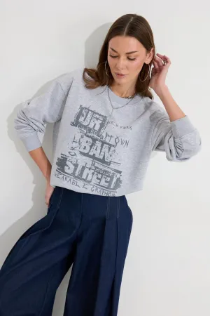 Кофта Люше 4309 серый