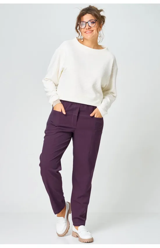 Брюки Gratto 3341 фиолетовый