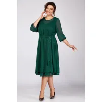 Платье Algranda 3814-B изумрудный