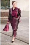 Блузка Vittoria Queen 30103/3 бургунди