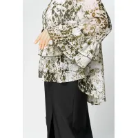 Блузка Eva Grant 7221 олива