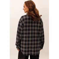 Блузка Лиона-Стиль 915 темно-синий