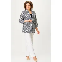 Пиджак Белэльстиль 412-303 черно-белый