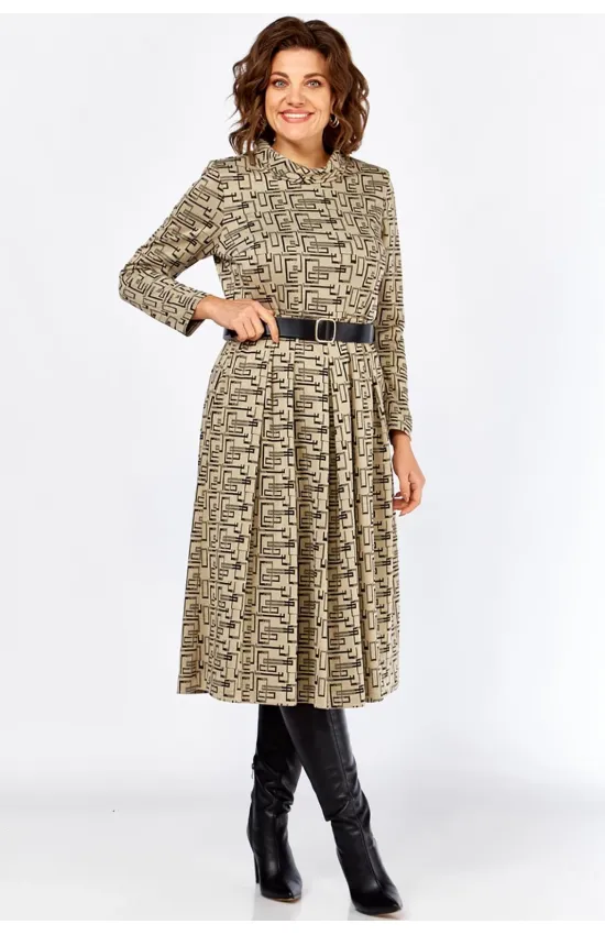 Платье Милора-Стиль 1164/1 бежевый