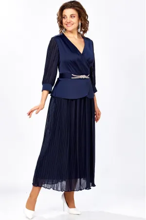 Платье Mira Fashion 5621 синий