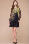 Платье Svetlana Style 1054 желтый+черный