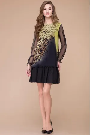 Платье Svetlana Style 1054 желтый+черный