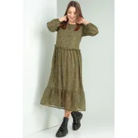 Платье Rishelie 874 хаки new