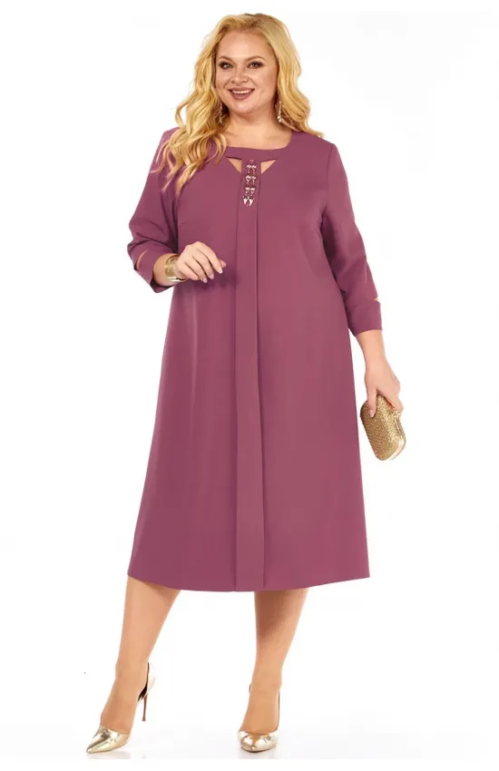 Платье Милора-Стиль 1408 розовый