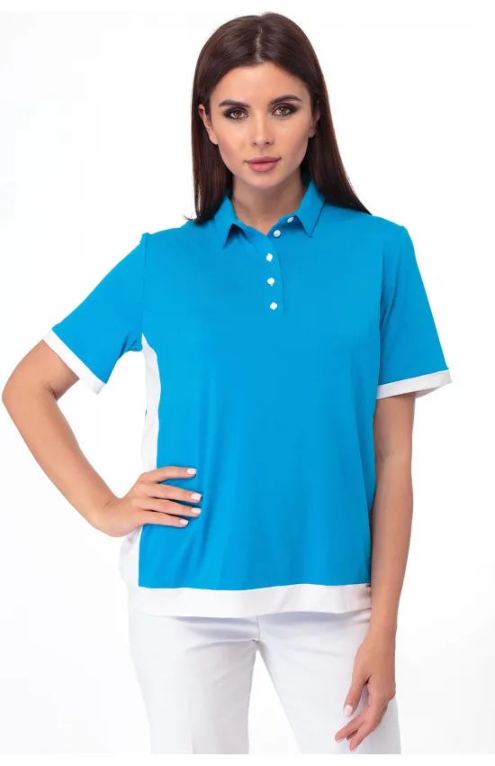 Блузка Anelli 819 голубой