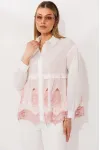 Блузка Мода-Юрс 26-2979 молочный_розовый
