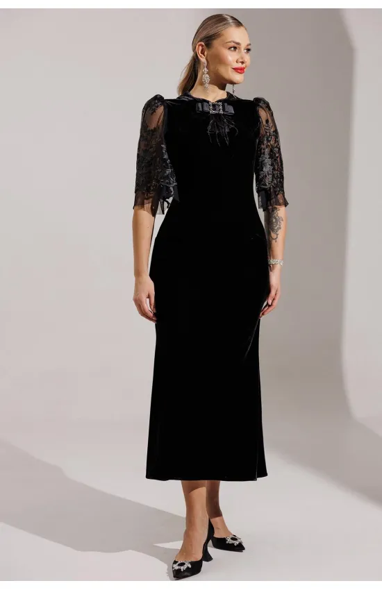 Платье Мода-Юрс 25-2884 черный