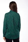 Блузка Lucky Fox 20304 камешки: зеленый