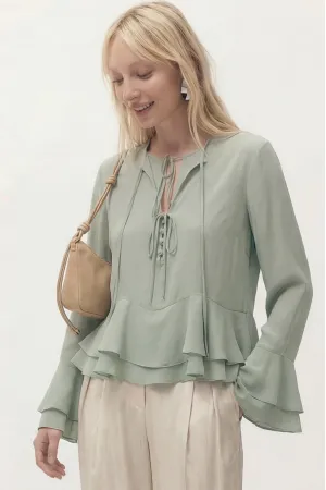 Блузка Lokka 1815 оливковый