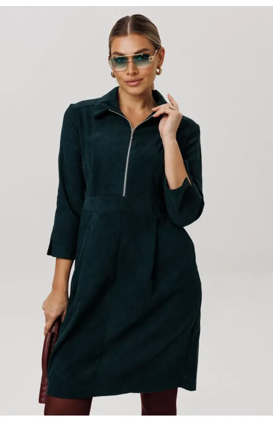 Платье Anelli 1752 Тишина мха Платье Anelli 1752 Тишина мха