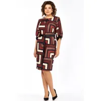 Платье Элль-Стиль А-526 мультиколор