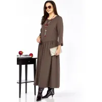 Платье Taita Plus 2524-1 капучино Платье Taita Plus 2524-1 капучино