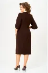Платье Anastasia Mak 1308 коричневый Платье Anastasia Mak 1308 коричневый