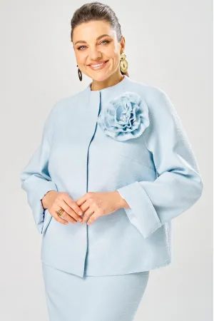 Пиджак Bonna Image 1032-2 голубой