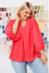 Блузка Anastasia 1048-1 коралловый