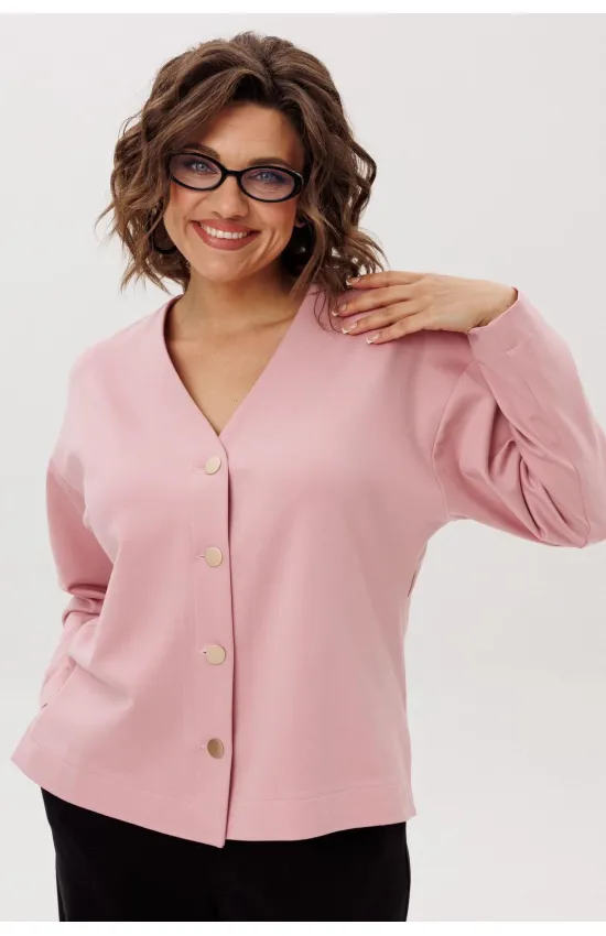 Пиджак Anelli 1661.1 Розовый закат