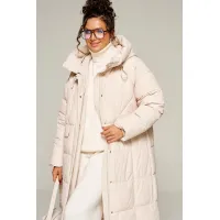 Пальто Beautiful & Free 8016 молочный