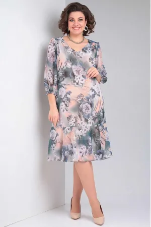 Платье Асолия 2672 мультиколор