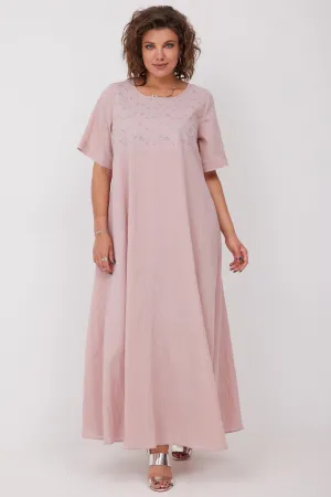 Платье Begimoda 1049 пыльная  роза