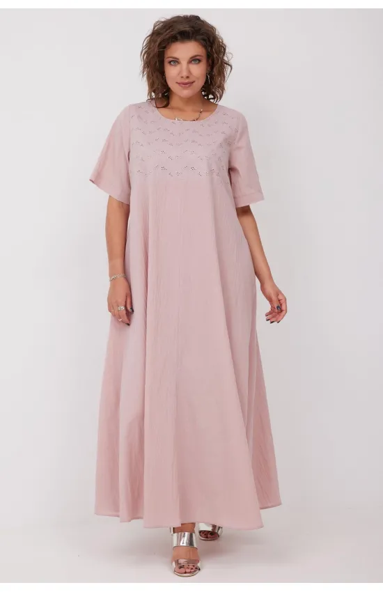 Платье Begimoda 1049 пыльная  роза