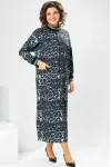 Платье Romanovich 1-2885 синий леопард