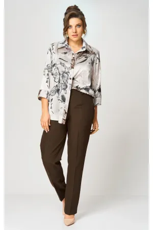 Брюки Белэльстиль 609-323 темно-коричневый