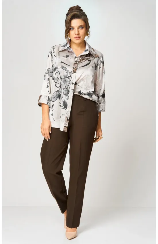 Брюки Белэльстиль 609-323 темно-коричневый