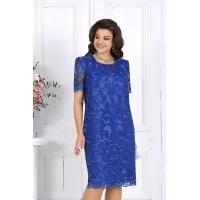 Платье Ninele 7474 Васильковый