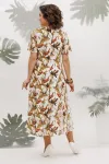 Платье Mira Fashion 5673 оттенки бежевого