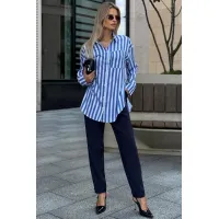 Блузка Dilanavip 2099 голубой