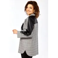 Блузка Matini 4.1545 Клетка+черный