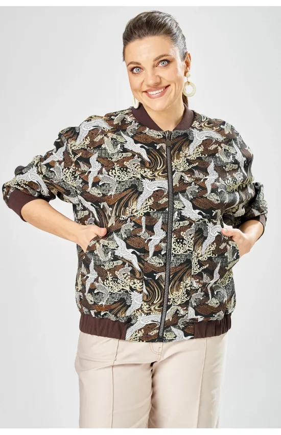 Пиджак Bonna Image 1025-1 коричневый