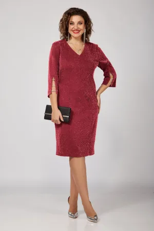 Платье Орхидея Люкс 1370-3 Красный