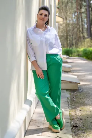Брюки Andina 228 зеленый