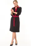 Платье Talia Fashion 414 черный+красный
