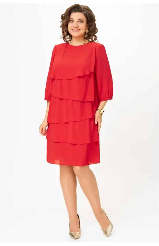 Платье Дали 4627 красный