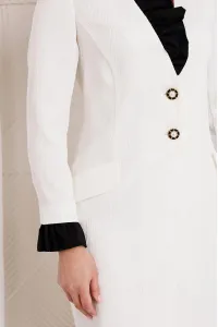 Платье Мода-Юрс 26-2955 молочный