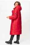 Пальто Andina City 7013 красный