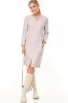 Платье Talia Fashion 410 геометрический  мелкий принт в светлых оттенках