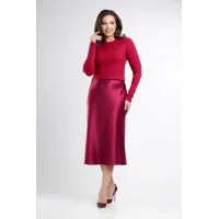 Юбка Такка Плюс 24-236 бордовый Юбка Такка Плюс 24-236 бордовый