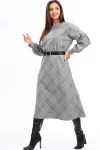 Платье Axxa 55227 серый Платье Axxa 55227 серый
