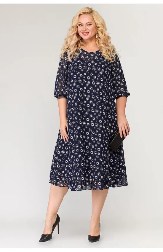 Платье Algranda 3986-5 Синий