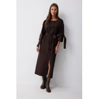 Платье Люше 4212 коричневый