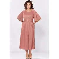 Платье Mira Fashion 5575-2 пудровый